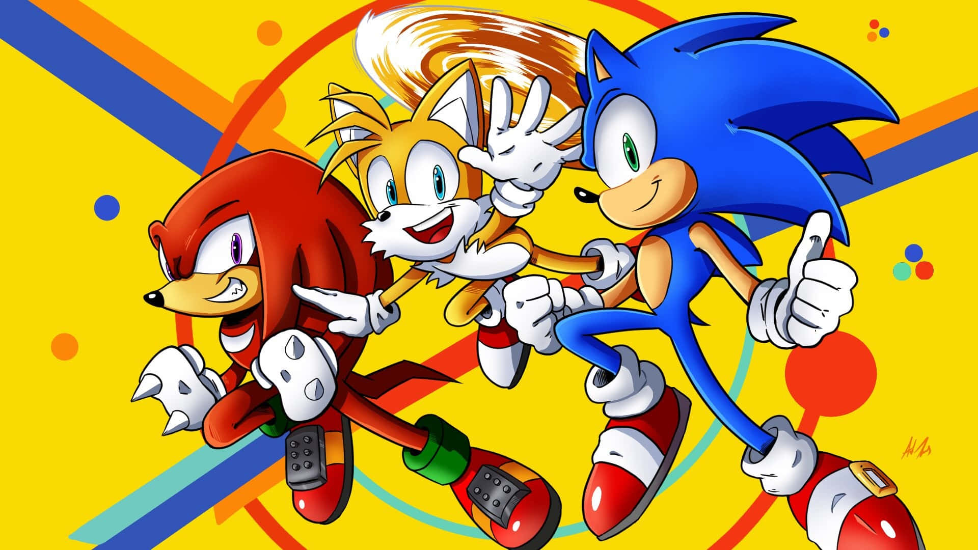 Supersonic Voando Em Sonic Mania! Papel de Parede