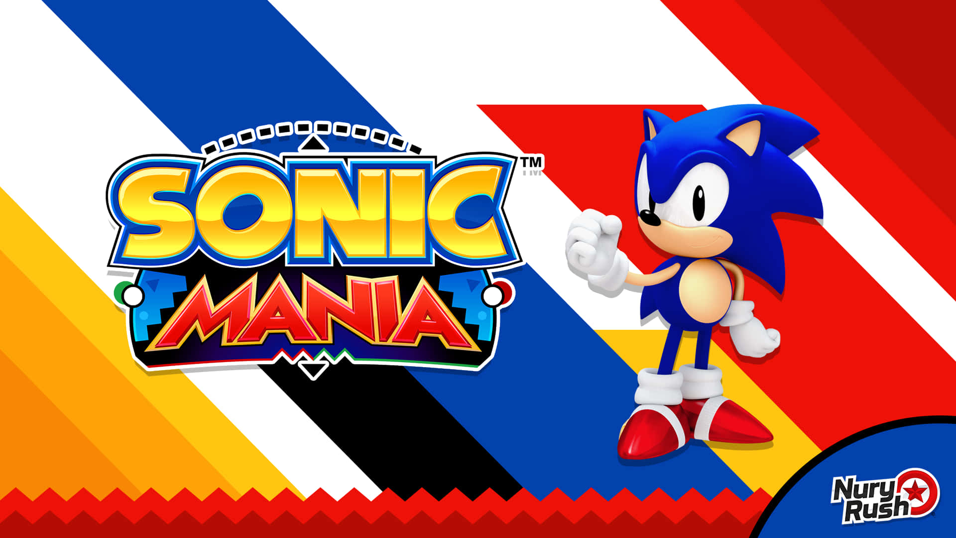 Race ahead with Sonic Mania Wallpaper