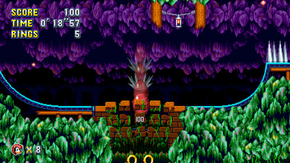 Sonic_ Mystic_ Cave_ Zone_ Gameplay Wallpaper