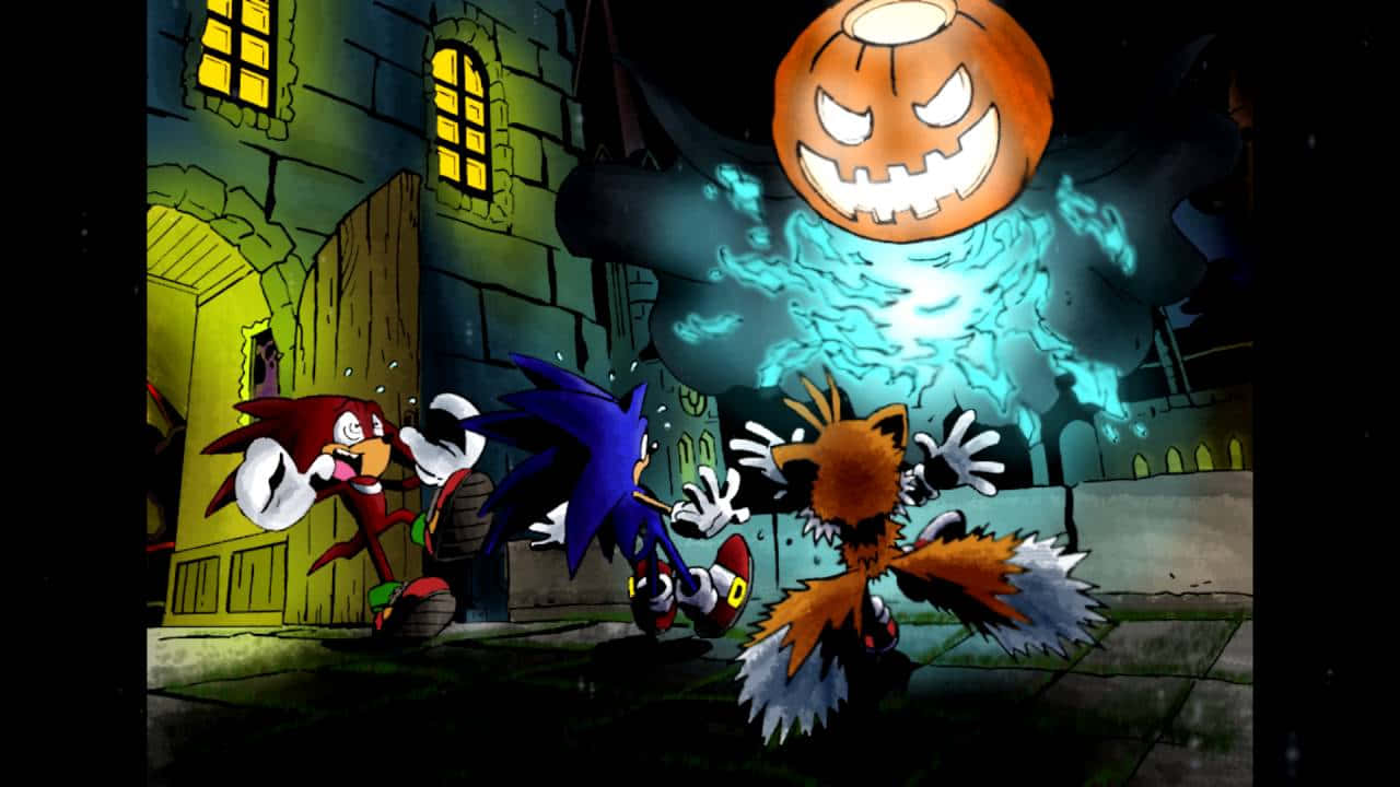 Sonic Adventuring through the Enigmatic Mystic Mansion Wallpaper