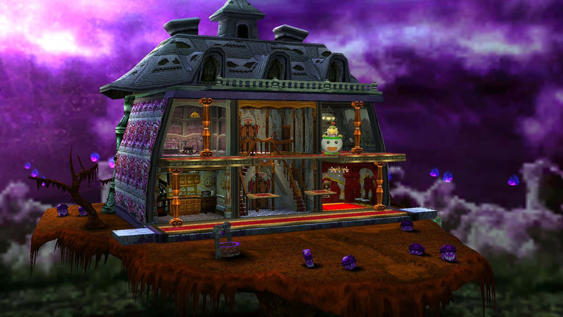 Sonic Heroes exploring the Mystic Mansion Wallpaper