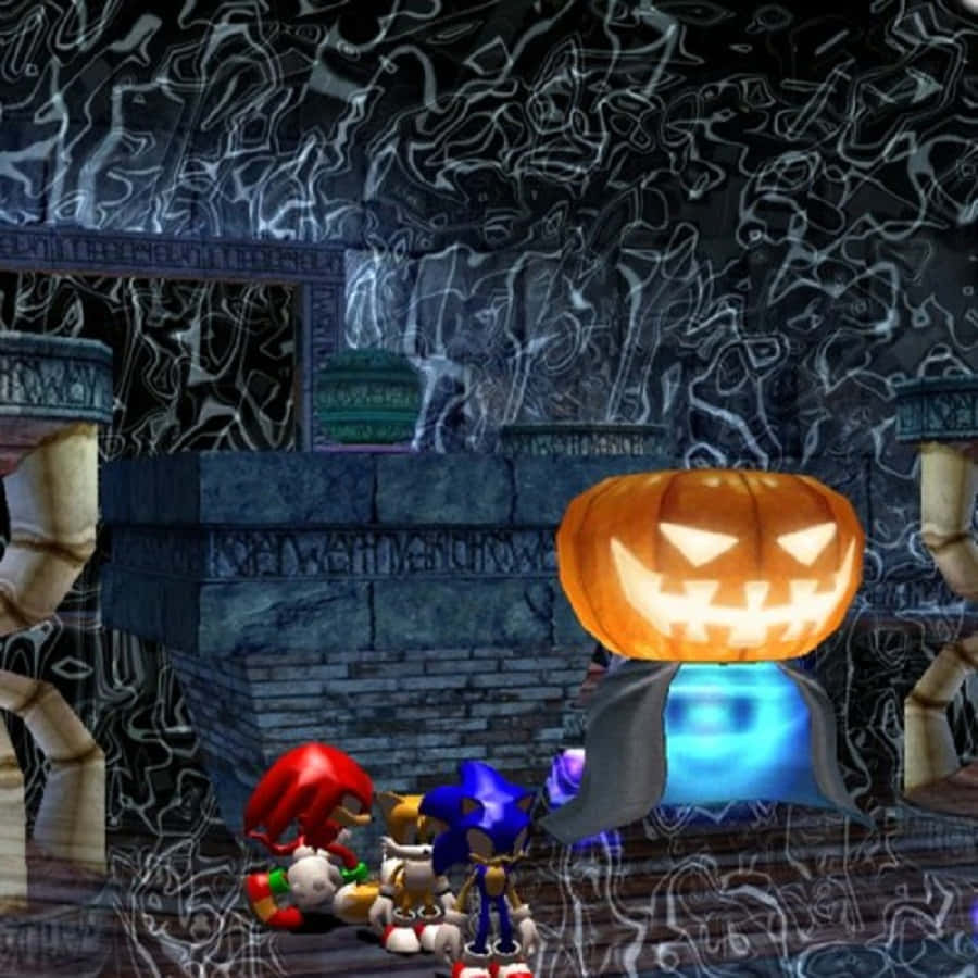 Sonic and Friends Explore Mystic Mansion Wallpaper