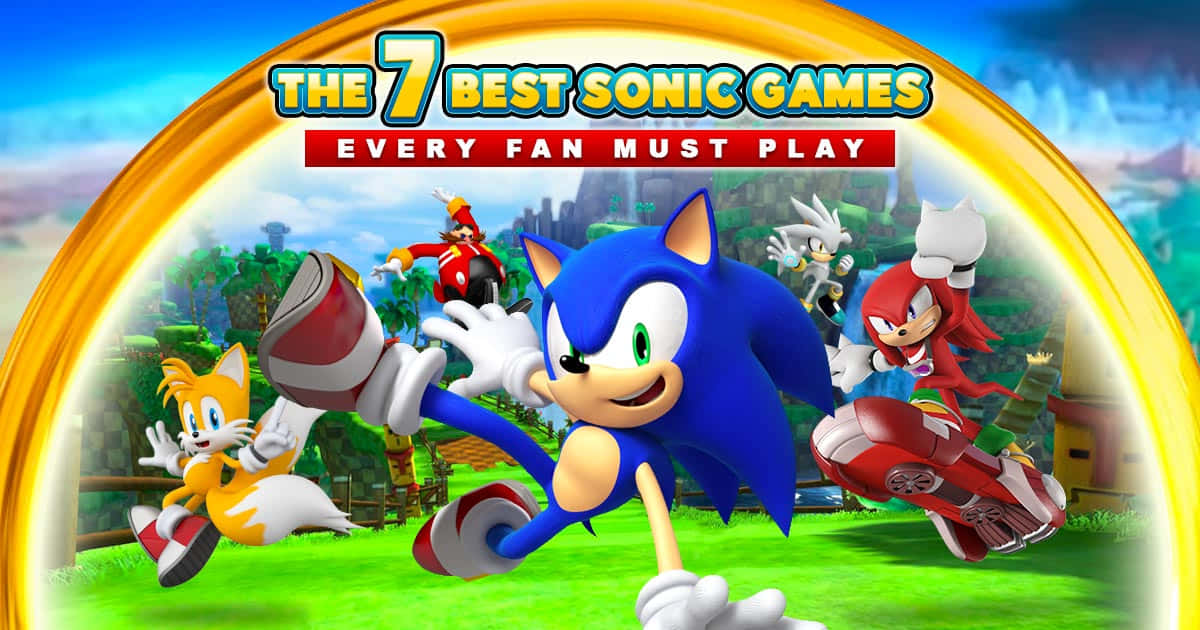 Erkundedie Welt Von Sonic Mit Ikonischen Charakteren Und Aufregenden Level