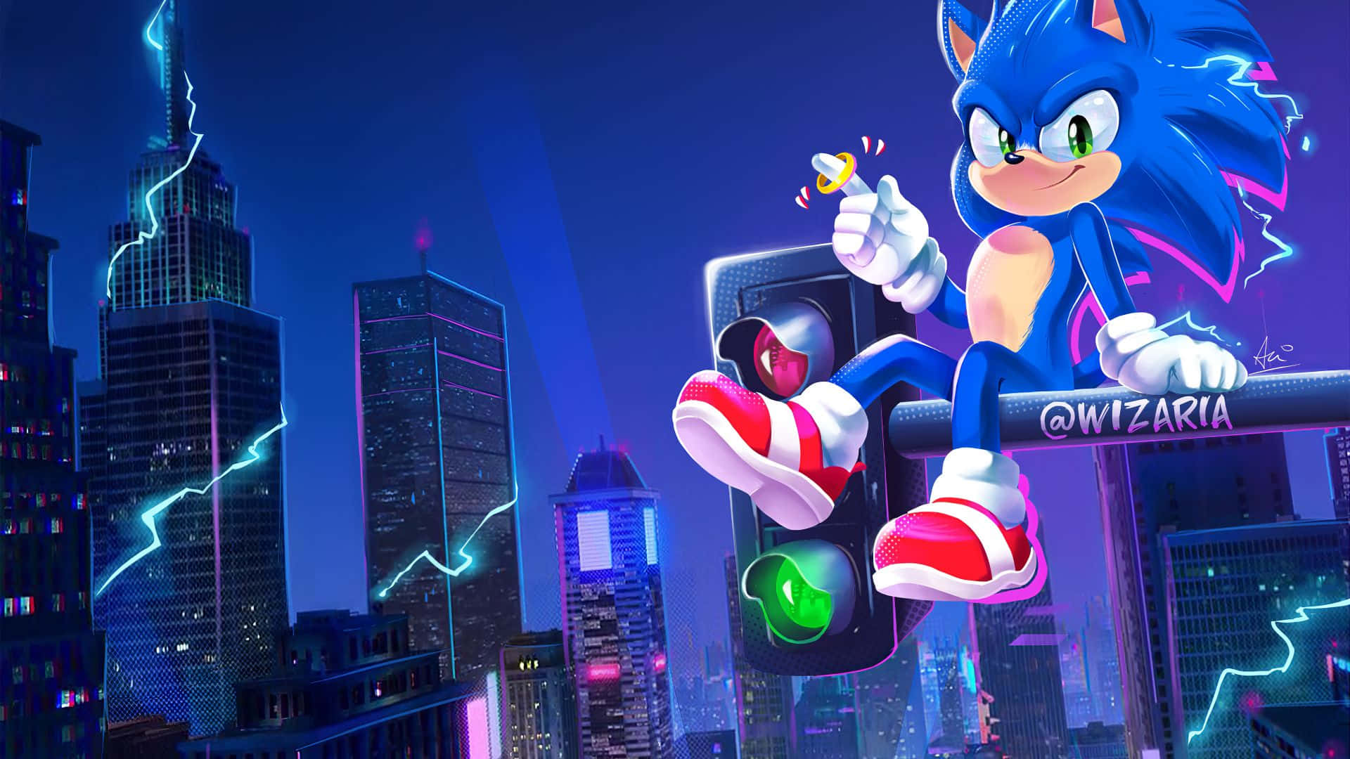 Sonic the Hedgehog, mascot for Sega's ikoniske videospilsfranchise.