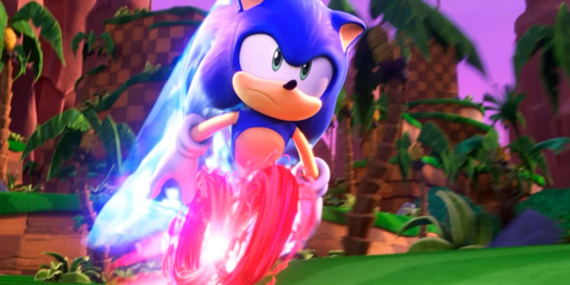 Sonic Prime Speeding Action Wallpaper