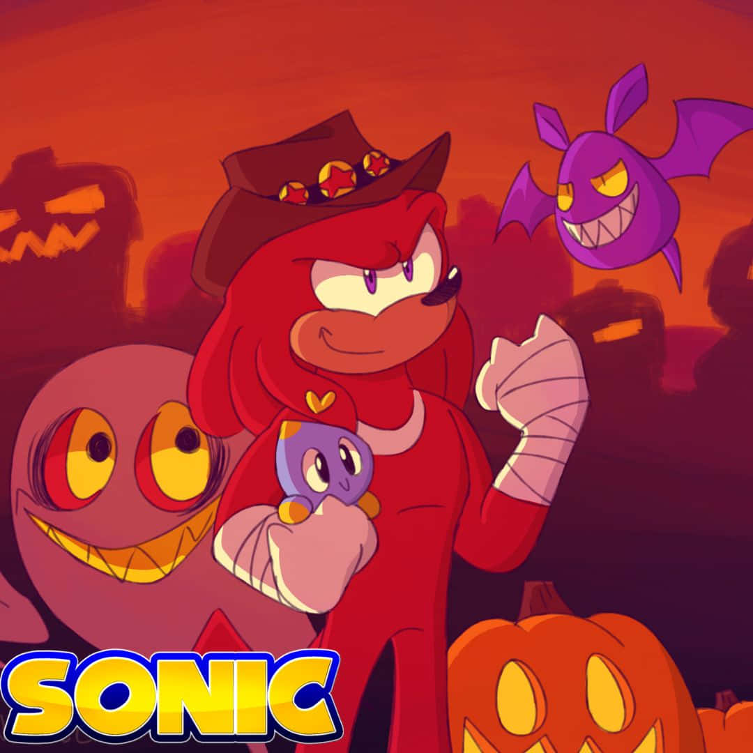 Sonic the Hedgehog explores the mysterious Pumpkin Hill Wallpaper
