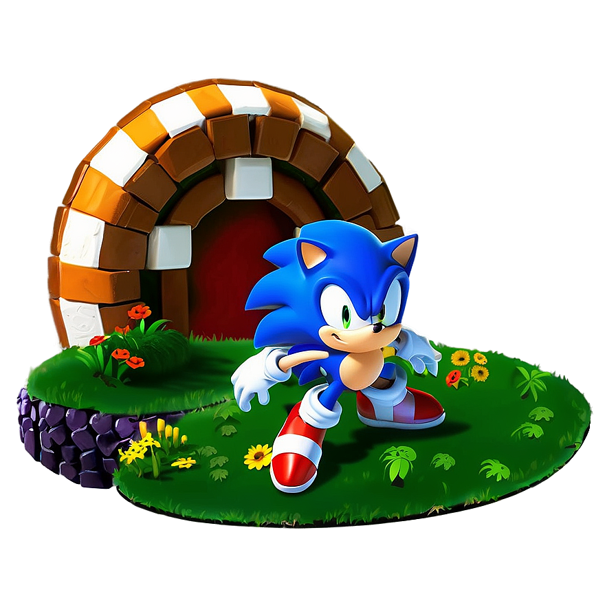 Sonic's Green Hill Zone Png Pvx PNG