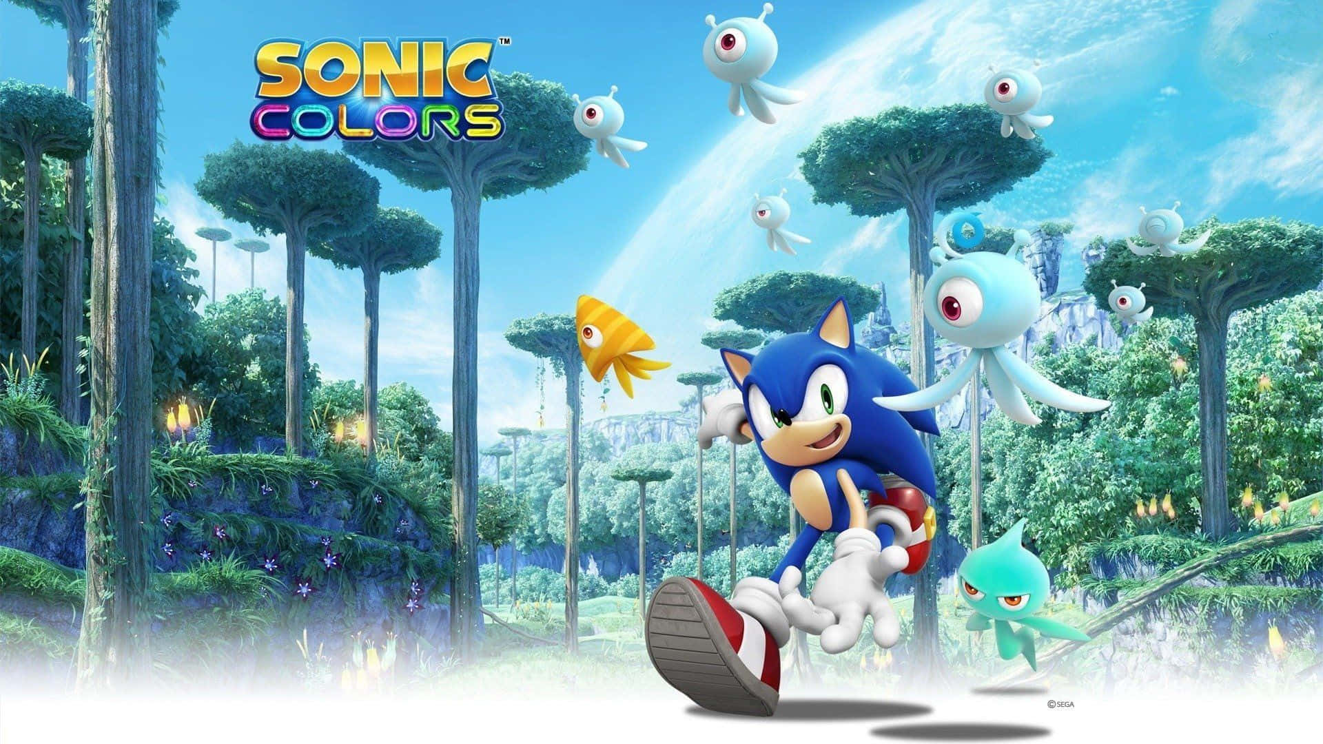 Klar til at løbe - Sonic the Hedgehog 4K Wallpaper