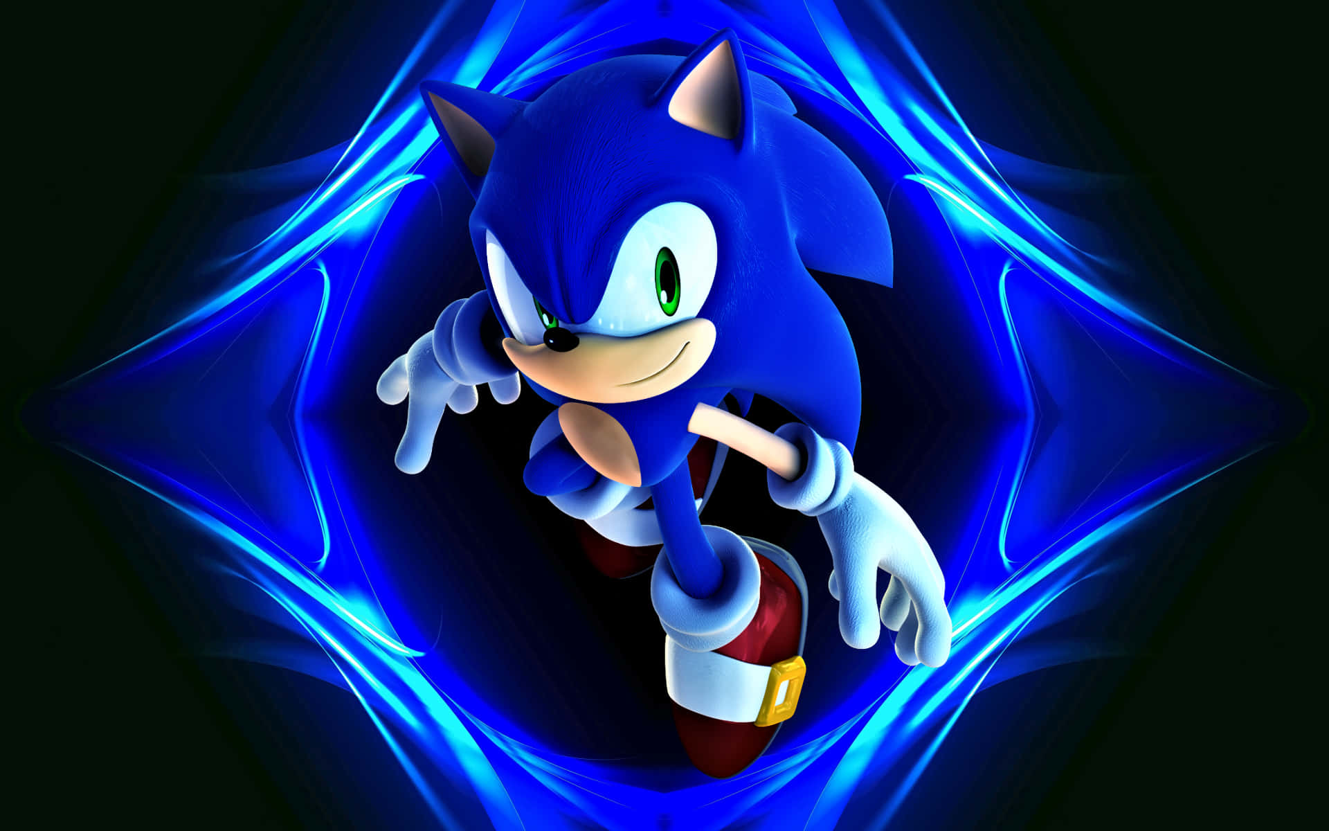 En 4K-gengivelse af den ikoniske Sonic the Hedgehog Wallpaper