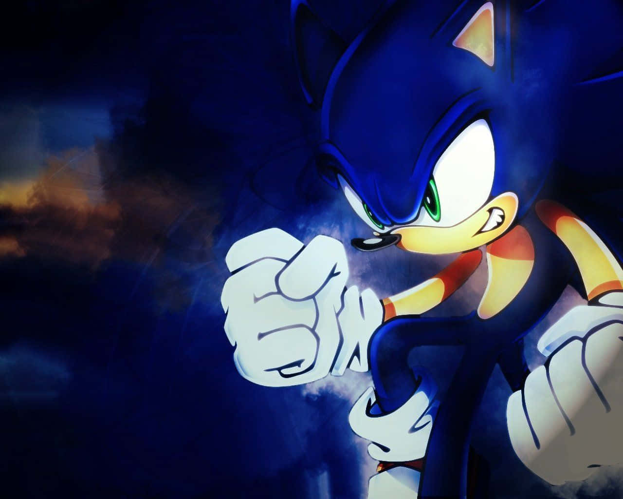 !Hastighed, kraft og attitude - Sonic the Hedgehog i 4K! Wallpaper