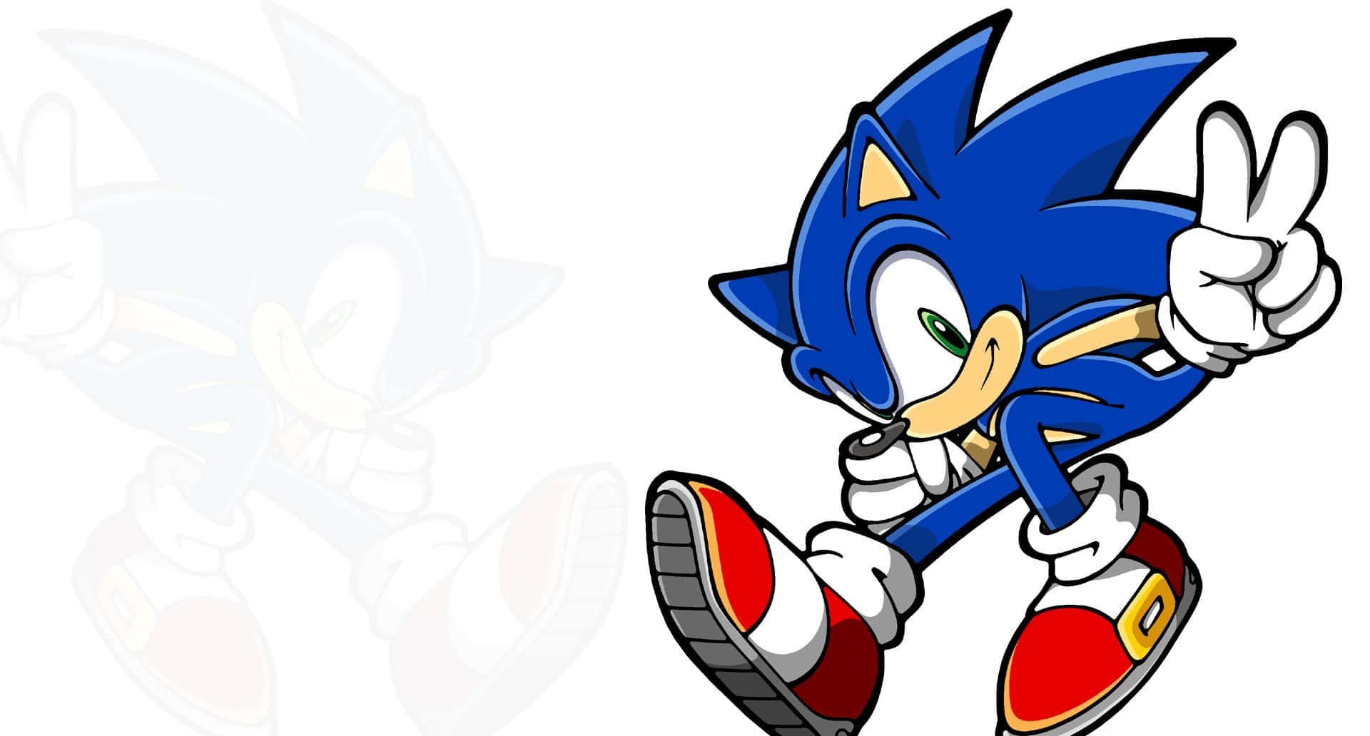 Bliv ved med Sonic the Hedgehog-verdenen i 4K-opløsning baggrund. Wallpaper