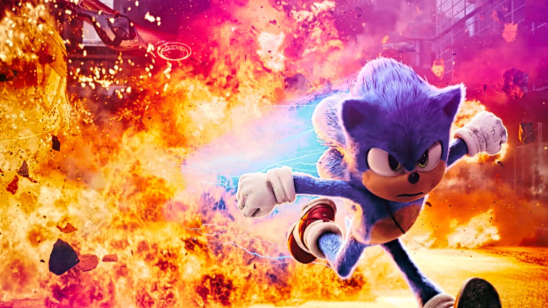 Den klassiske blå blur er tilbage - Sonic The Hedgehog 4K Live Wallpaper Wallpaper