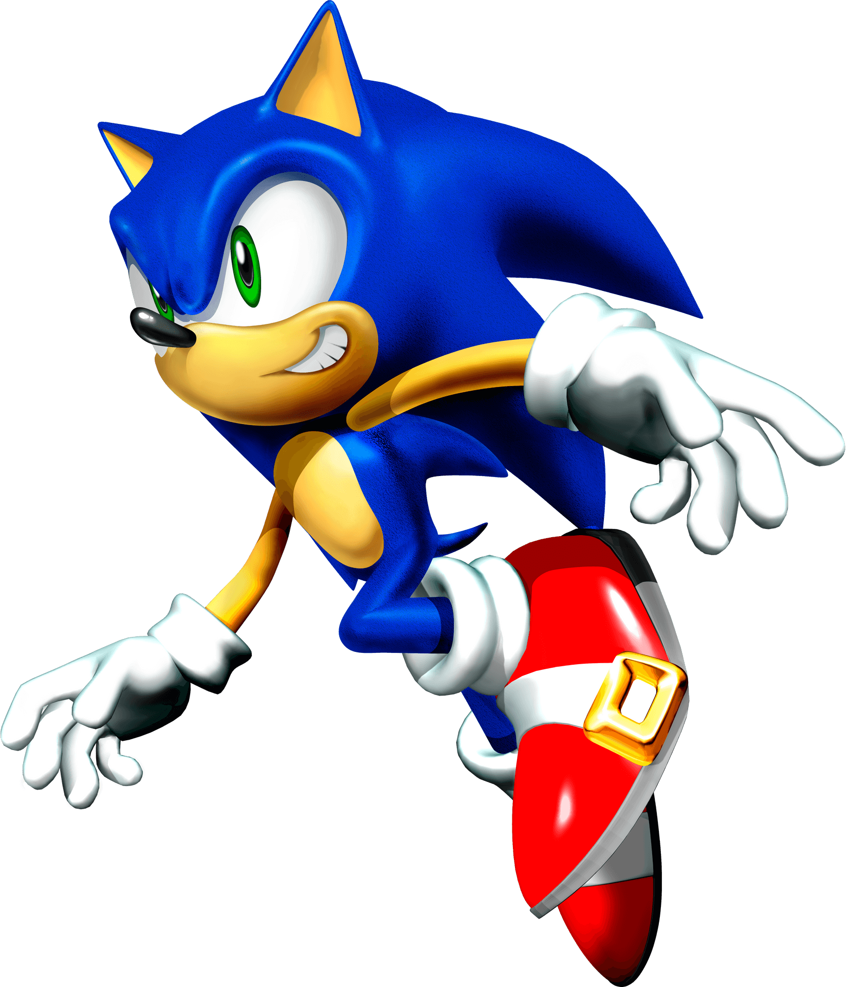 Sonic The Hedgehog Action Pose PNG