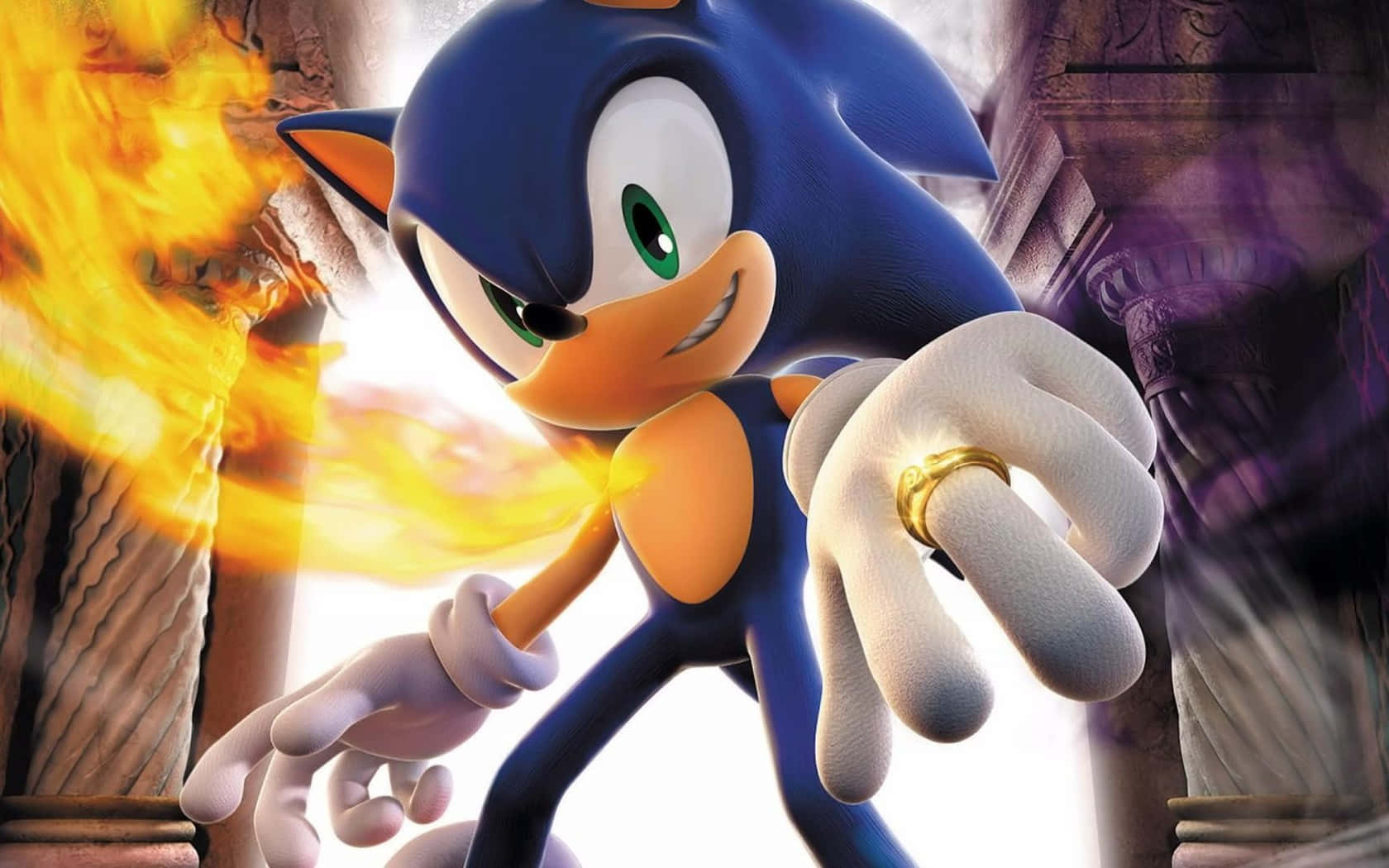 Sonic the Hedgehog revs up for an electrifying adventure.
