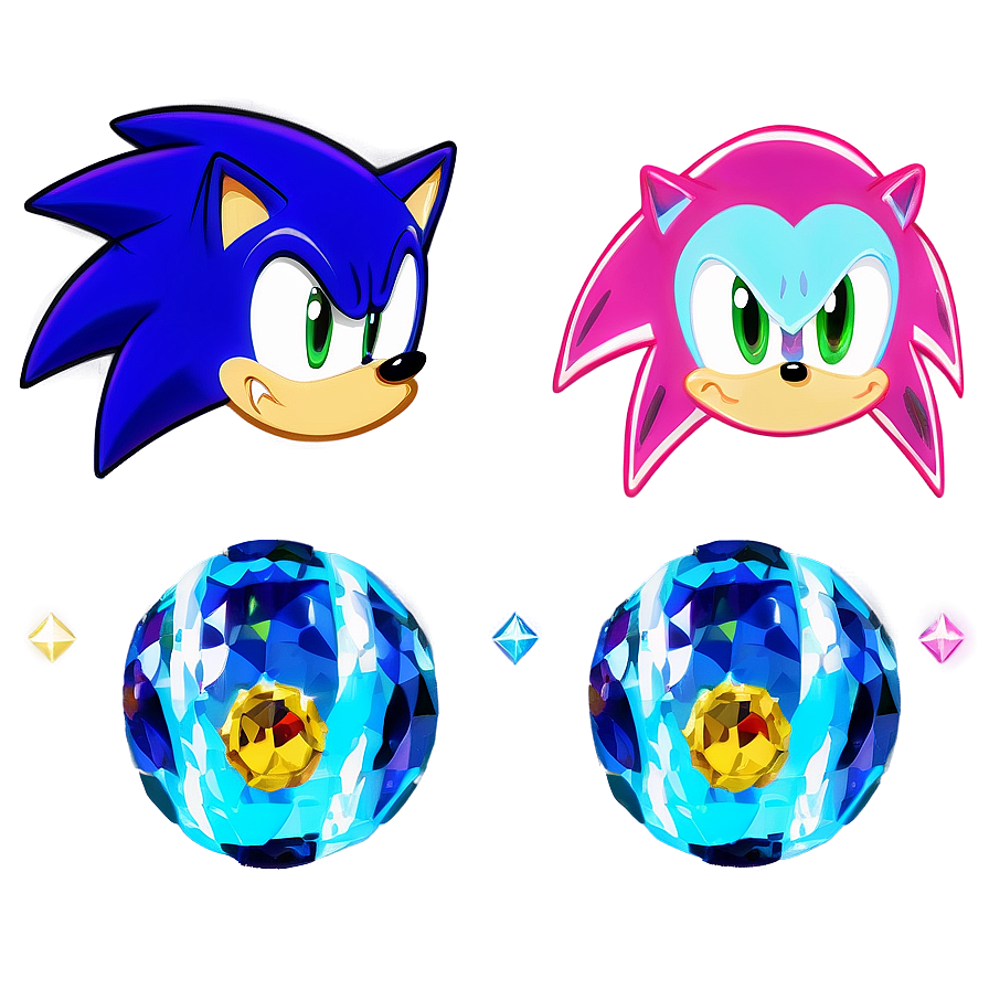 Download Sonic The Hedgehog Chaos Emeralds Png Ygt 1238