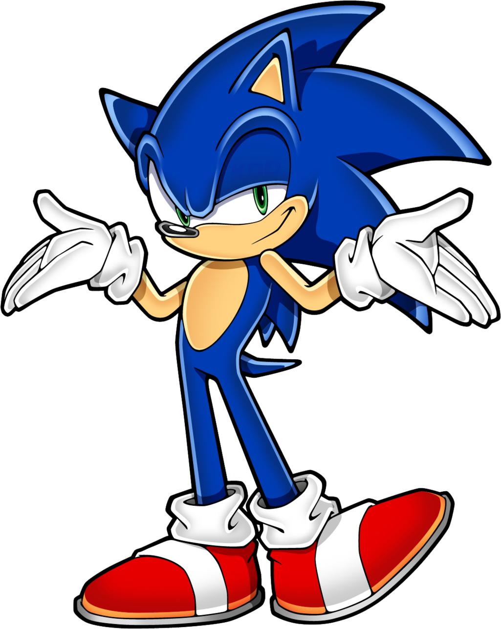 Sonic The Hedgehog Character Pose PNG