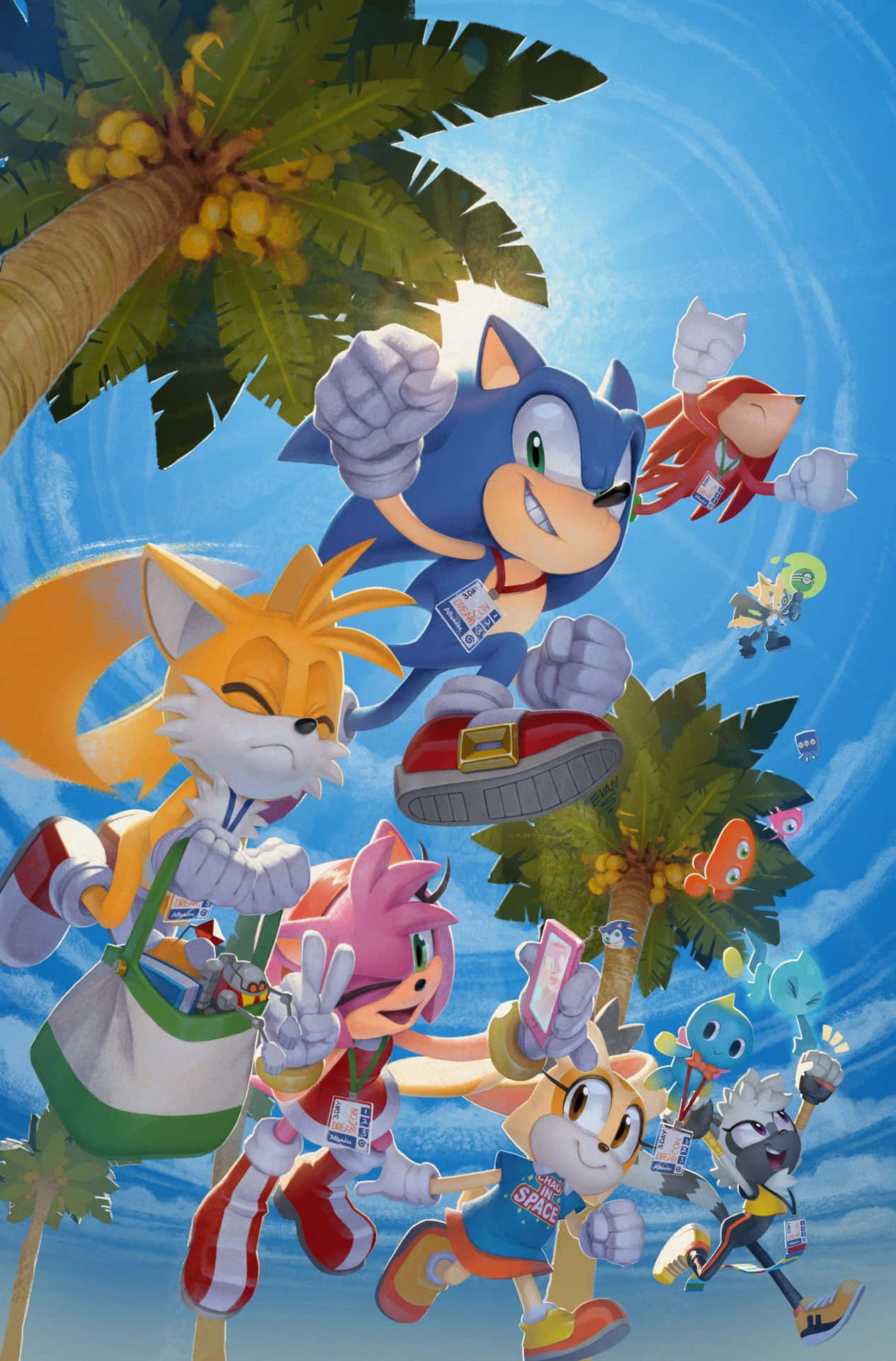 Sonic The Hedgehog Characters Group Wallpaper
