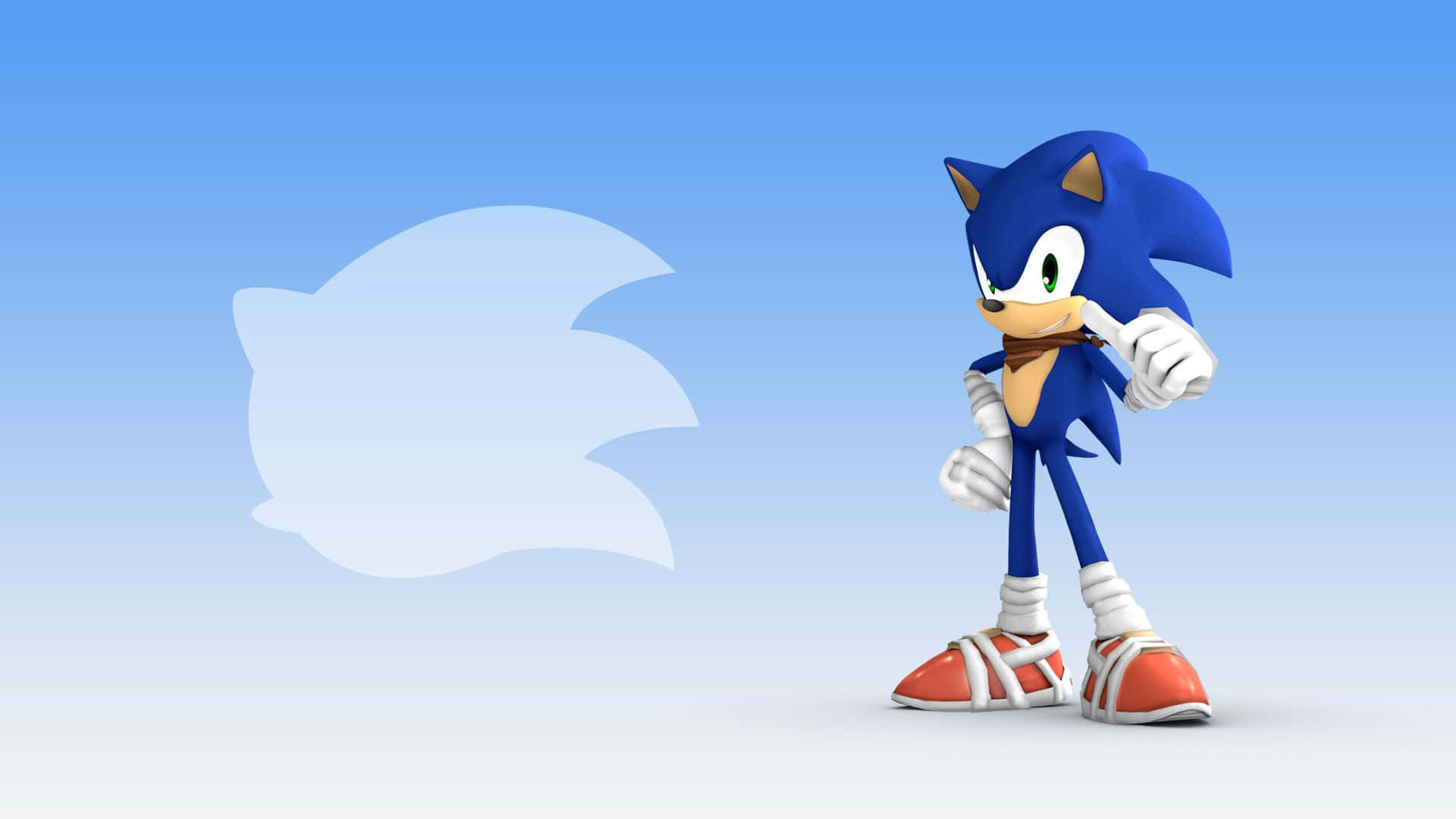 Sonic and friends in an action-packed scene Wallpaper