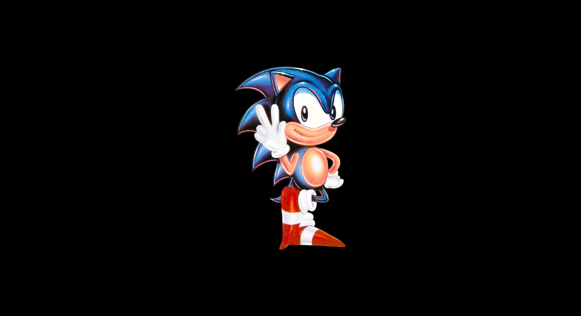 Sonic The Hedgehog Characters Gathered in Action Wallpaper