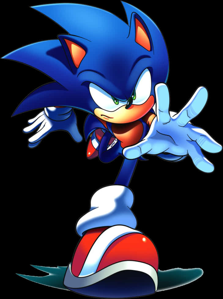 Sonic The Hedgehog Classic Pose PNG