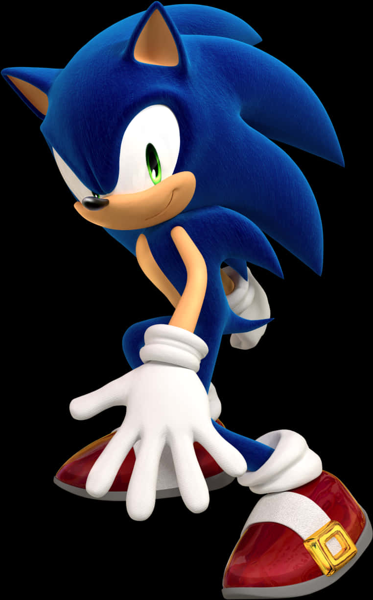 Sonic The Hedgehog Classic Pose PNG