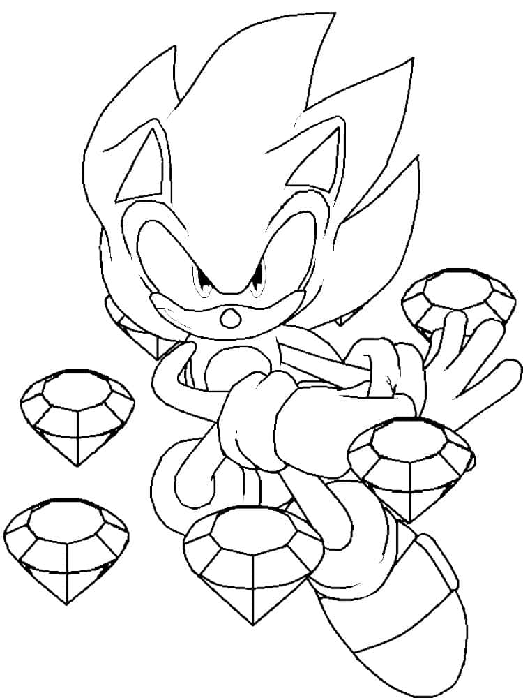 Paginada Colorare Di Sonic The Hedgehog