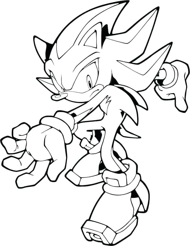 Join Sonic The Hedgehog in These Colorful Coloring Pages!