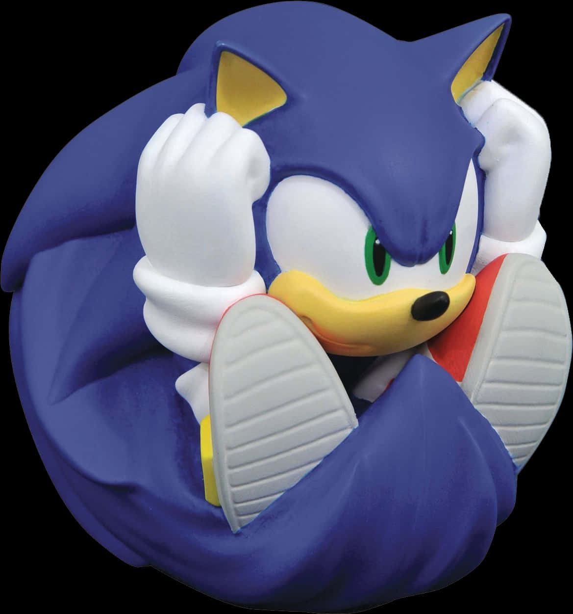 Sonic The Hedgehog Curled Up PNG
