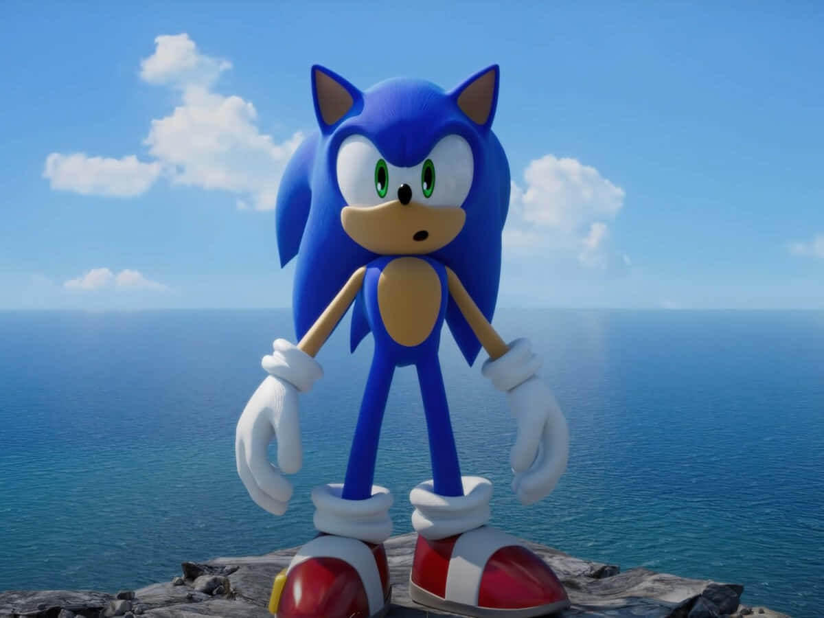Sonicthe Hedgehog: Listo Para Superar Y Superar Inteligentemente A Los Oponentes