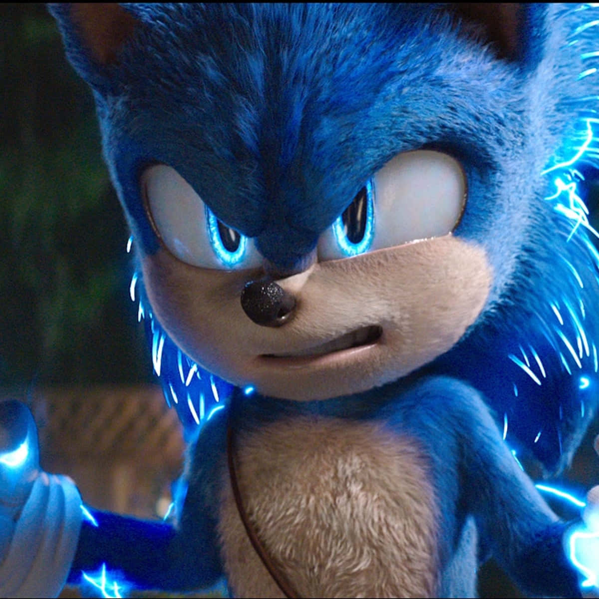 Sonic The Hedgehog In A Blue Costume