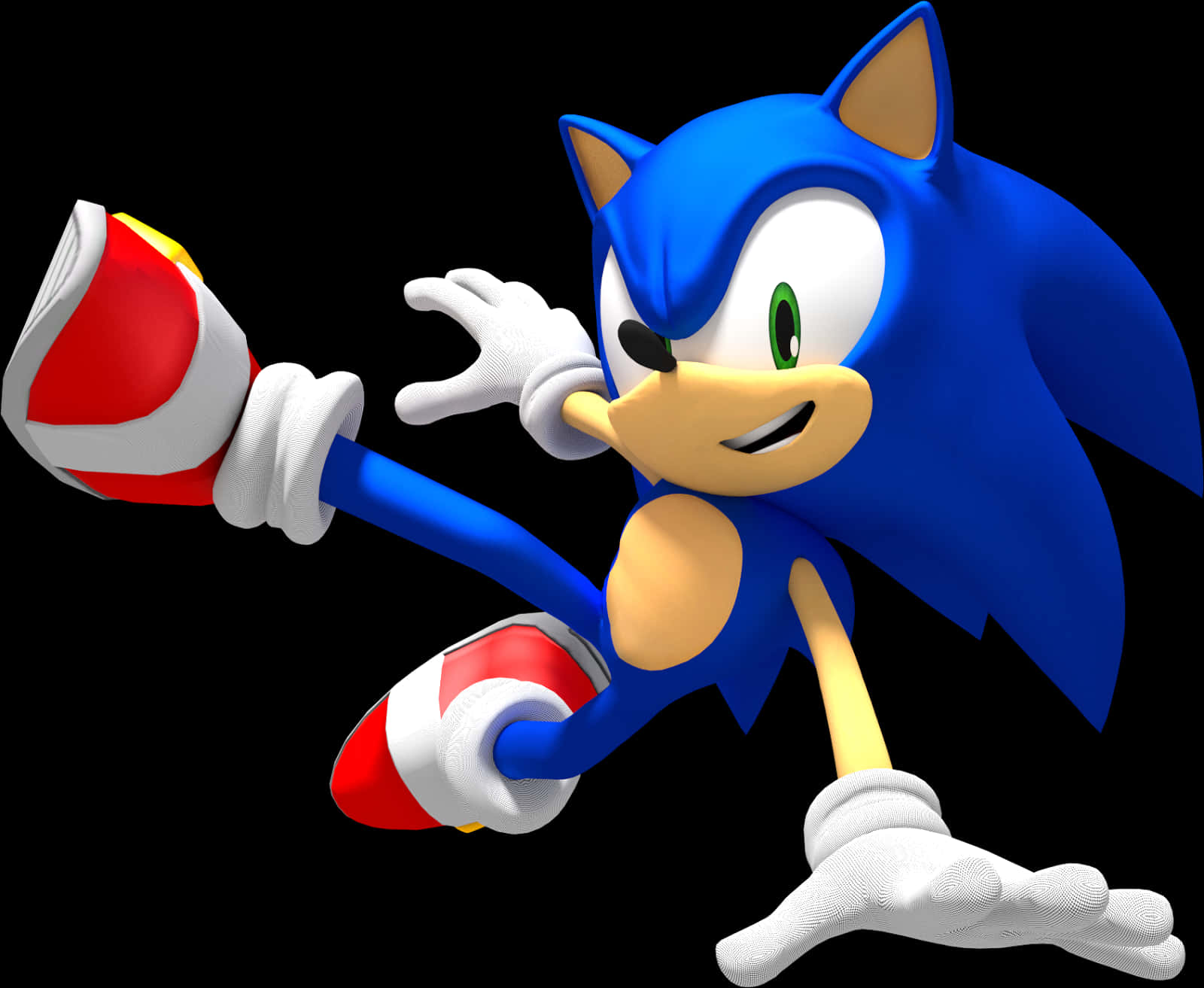 Download Sonic The Hedgehog Running Pose | Wallpapers.com