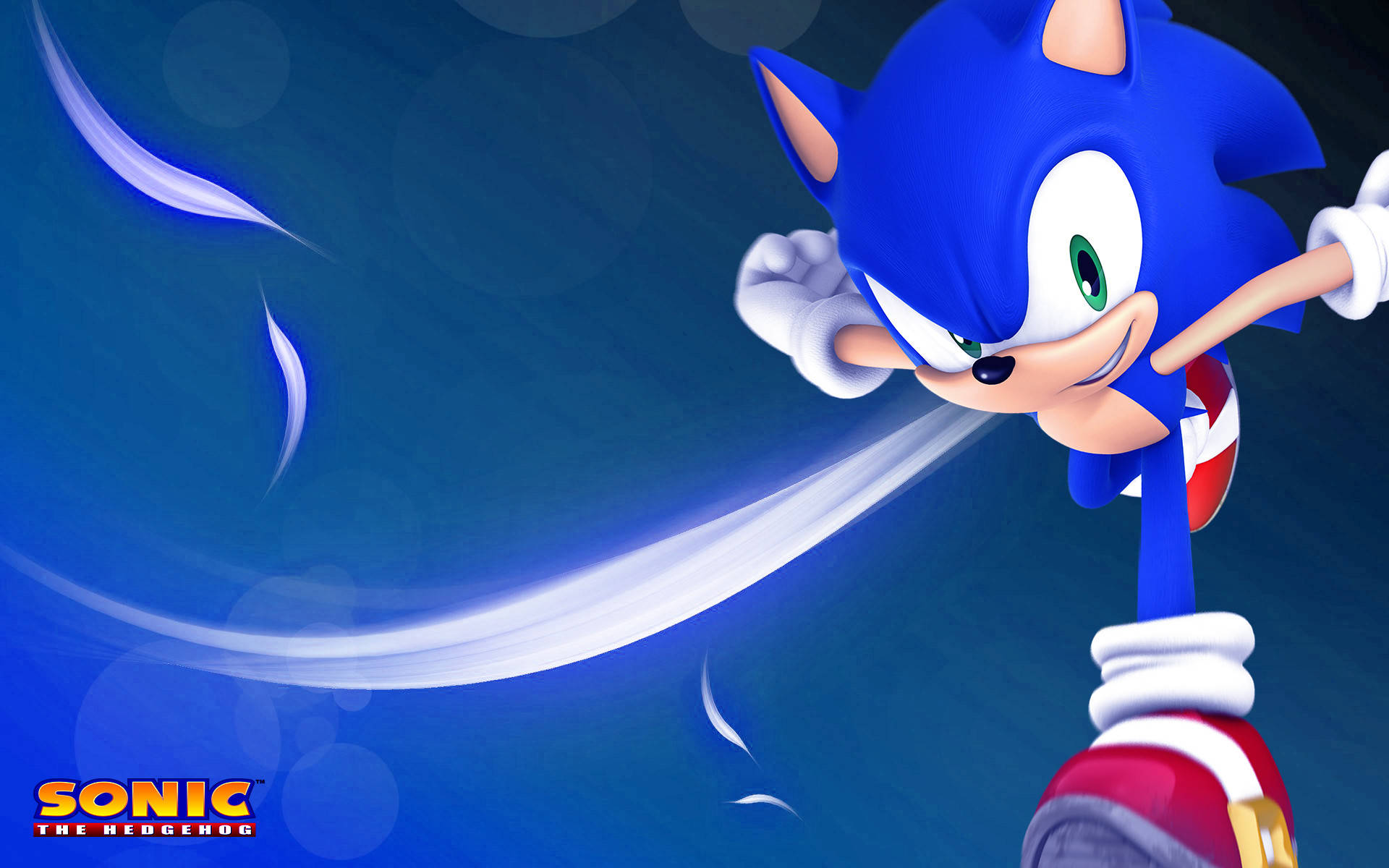 Sonic The Hedgehog Speeding Wallpaper