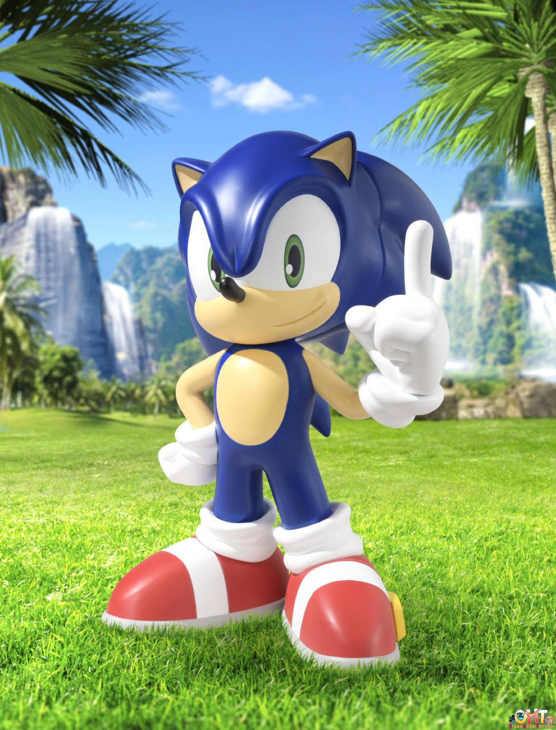 Sonic_the_ Hedgehog_ Tropical_ Background Wallpaper