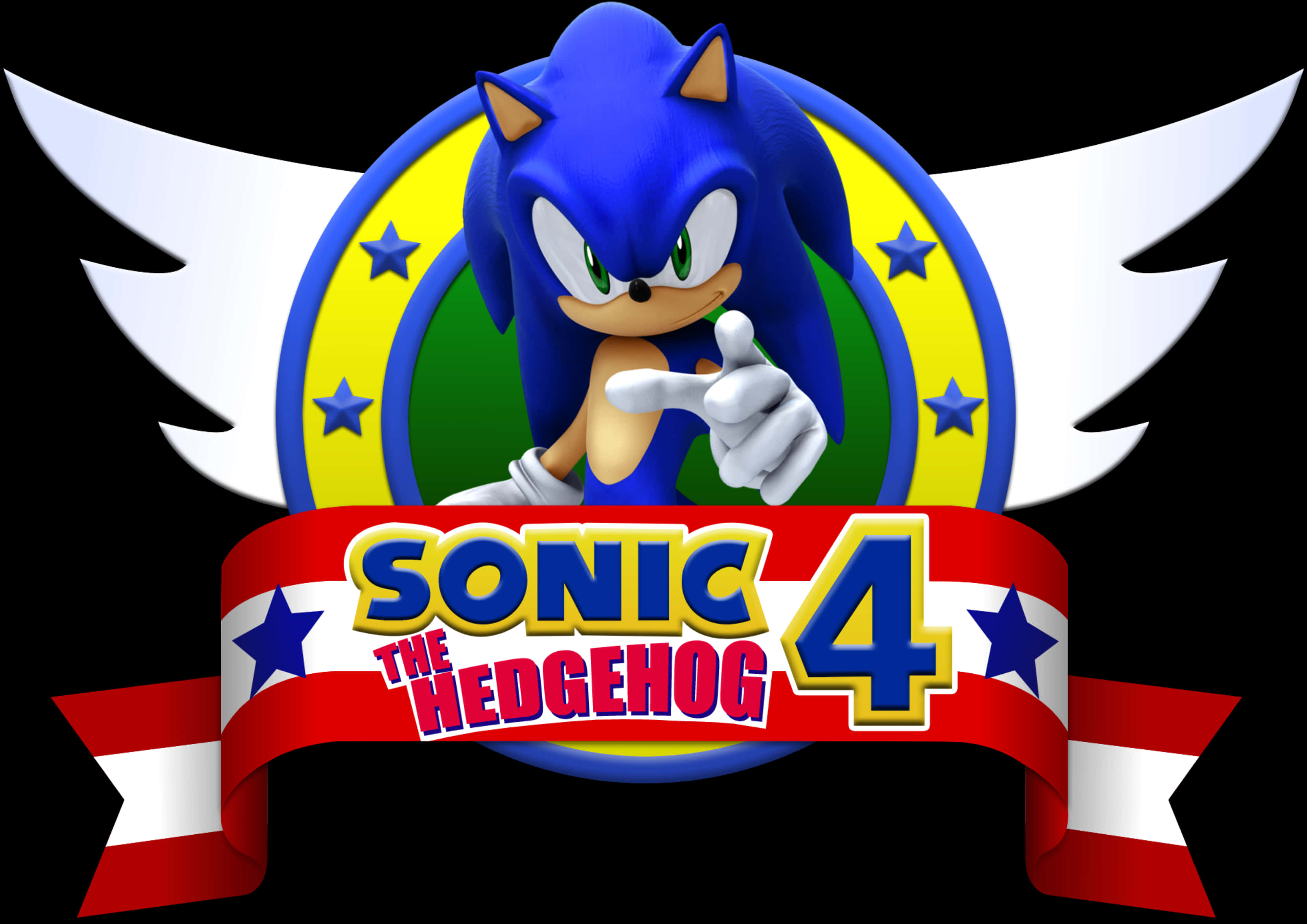 Sonic The Hedgehog4 Logo PNG