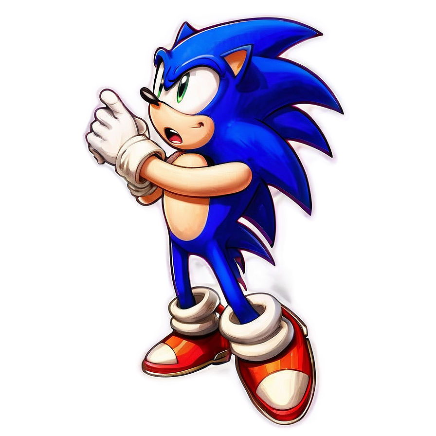 Sonic Winking Expression Png Rok49 PNG