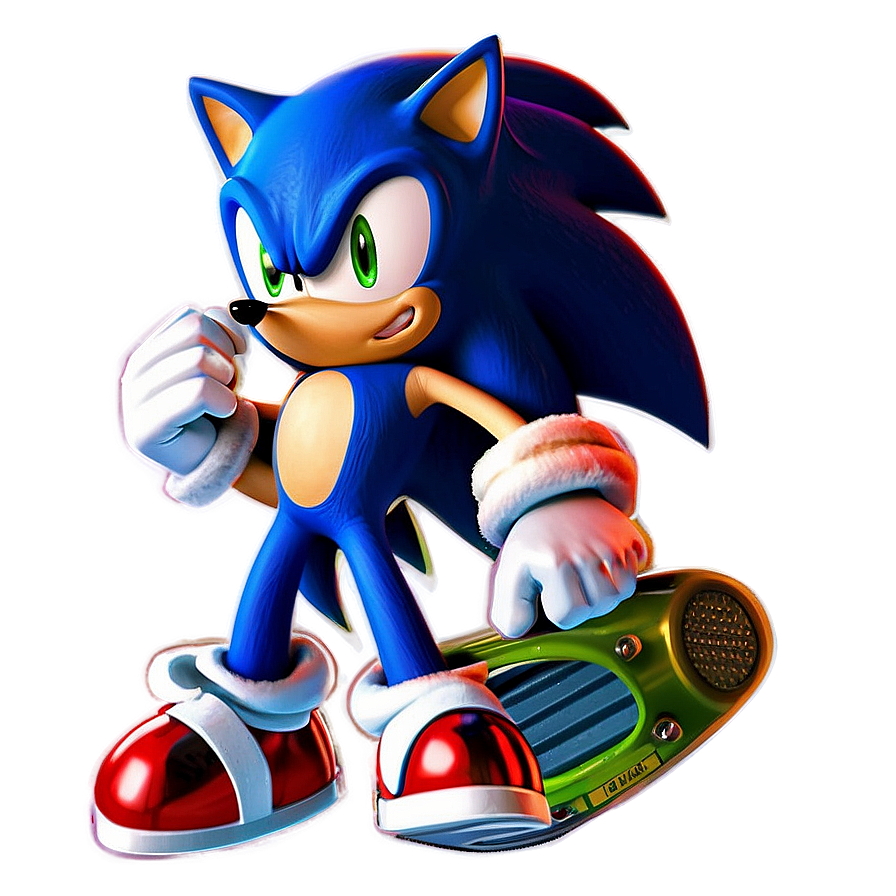 Sonic Winter Outfit Png 04292024 PNG