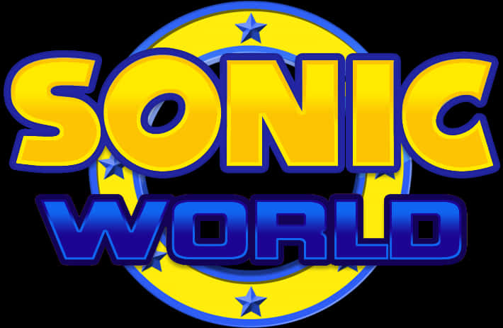 Download Sonic World Logo | Wallpapers.com