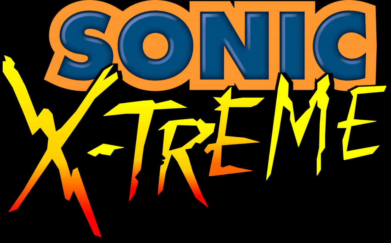 Download Sonic Xtreme Logo | Wallpapers.com