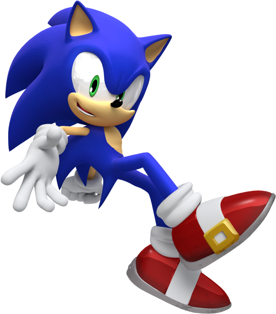 Download Sonic_ Hedgehog_ Classic_ Pose_ Render.png | Wallpapers.com