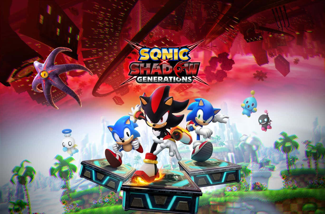 Sonic Ja Shadow Generations Taide Taustakuva