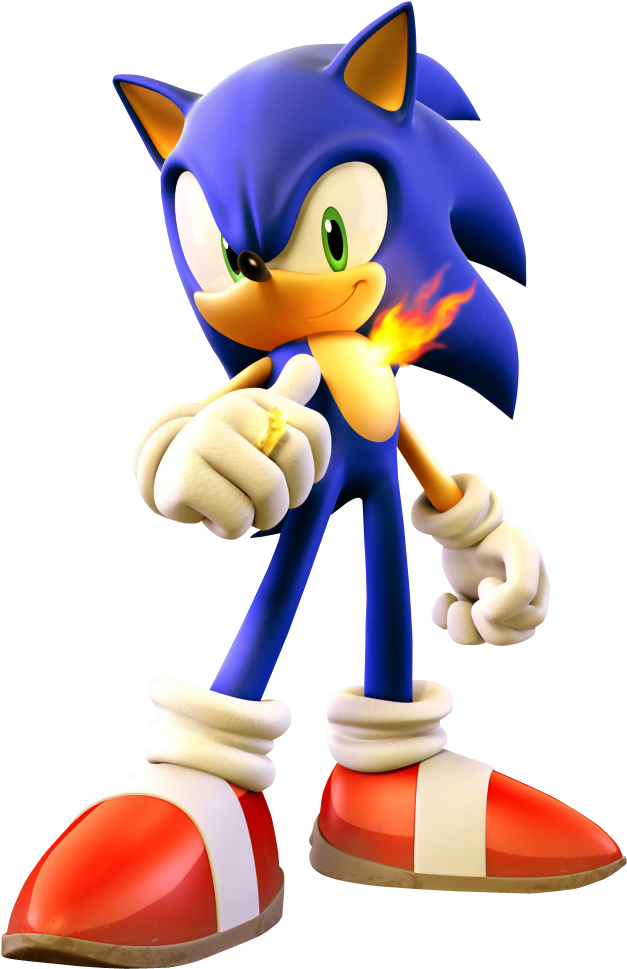 Sonicthe Hedgehog Classic Pose PNG