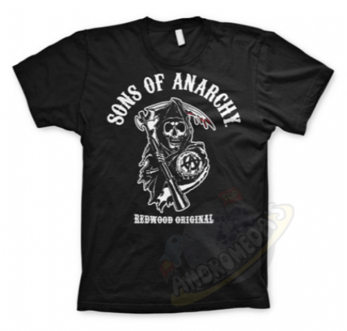 Sonsof Anarchy Black Tshirt PNG