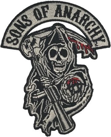 Sonsof Anarchy Logo Patch PNG