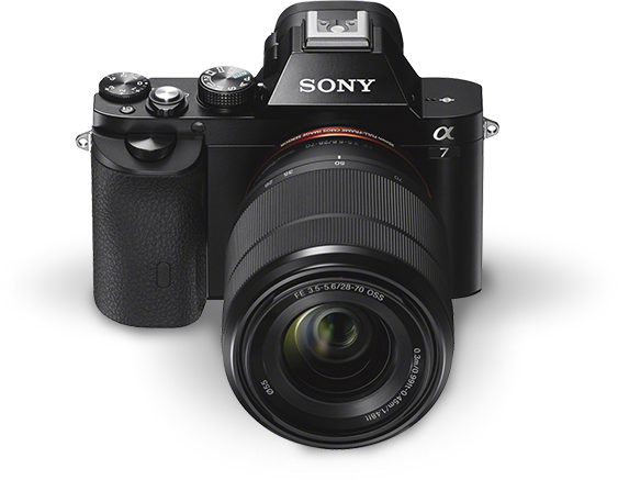 Sony Alpha7 Mirrorless Camera PNG