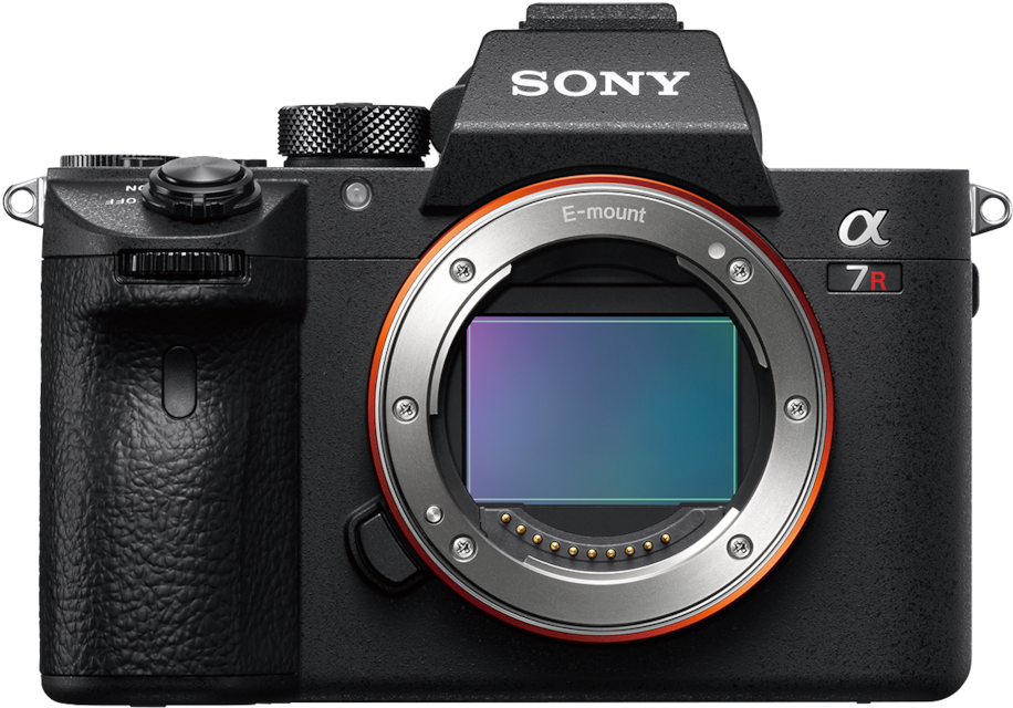 Sony Alpha7 R Mirrorless Camera Body PNG