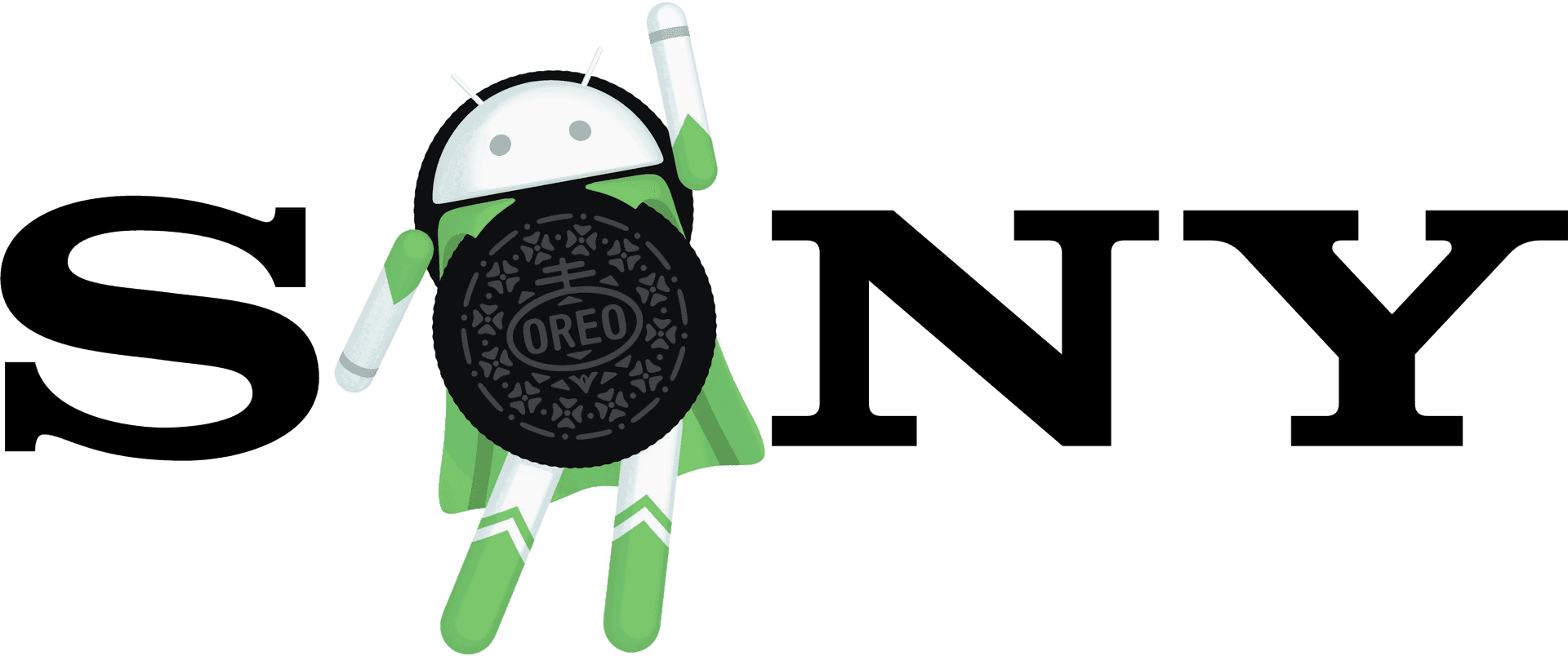 Sony Android Oreo Mashup Logo PNG