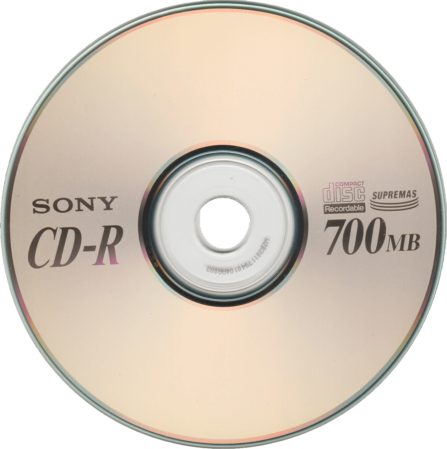 Sony C D R700 M B Recordable Disc PNG