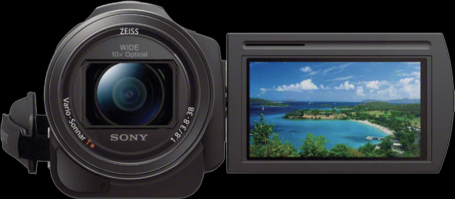 Sony Camcorder Zeiss Lens PNG