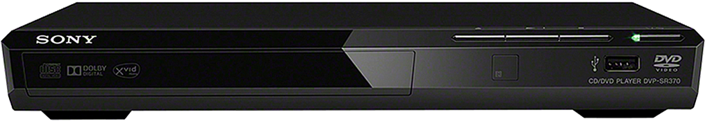 Sony D V D Player D V P S R370 Black PNG