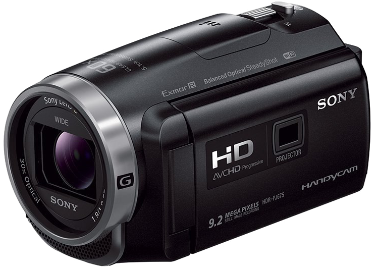 Sony Handycam H D R P J675 PNG